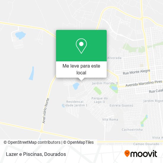 Lazer e Piscinas mapa
