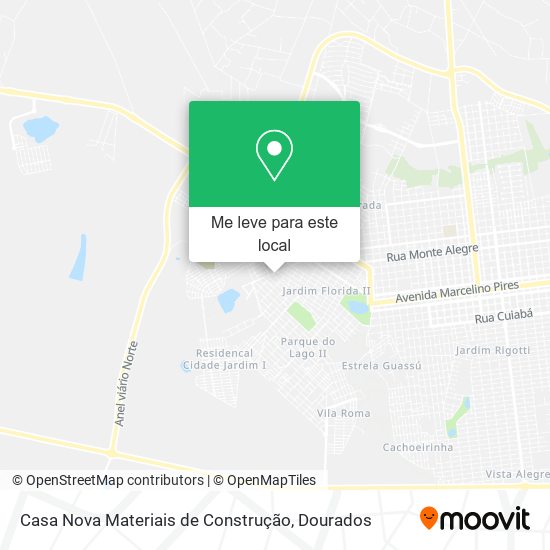 Casa Nova Materiais de Construção mapa