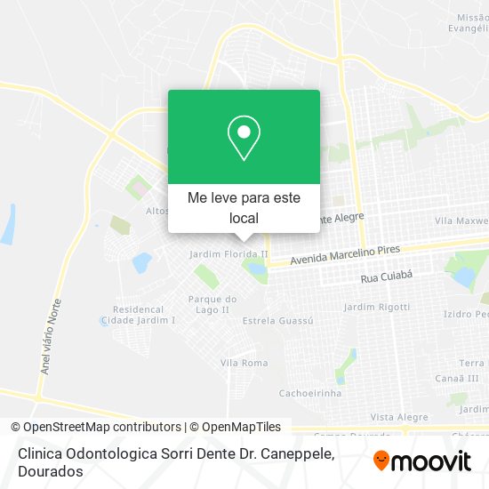 Clinica Odontologica Sorri Dente Dr. Caneppele mapa