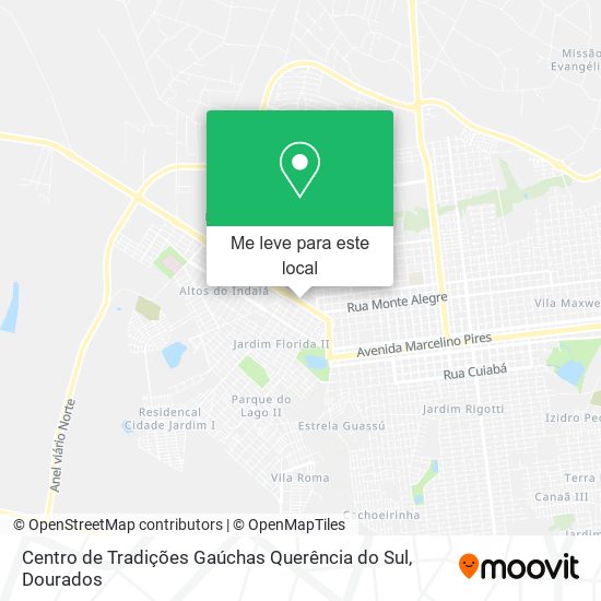 Centro de Tradições Gaúchas Querência do Sul mapa