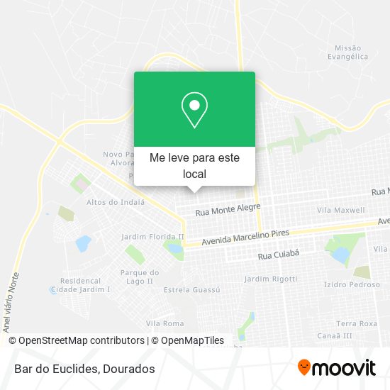 Bar do Euclides mapa