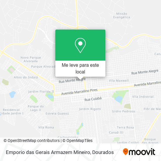 Emporio das Gerais Armazem Mineiro mapa