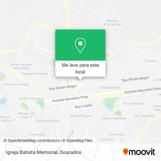 Igreja Batista Memorial mapa