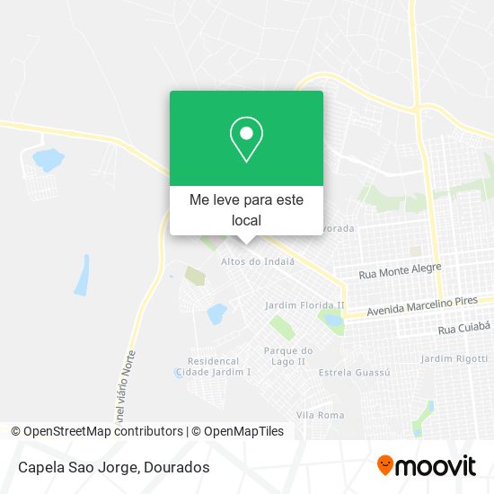 Capela Sao Jorge mapa