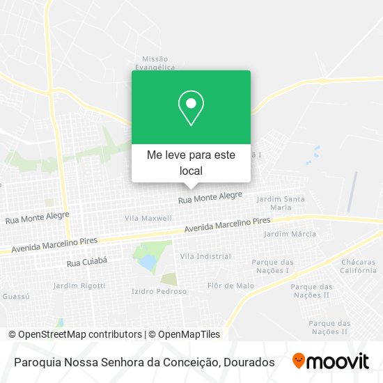 Paroquia Nossa Senhora da Conceição mapa