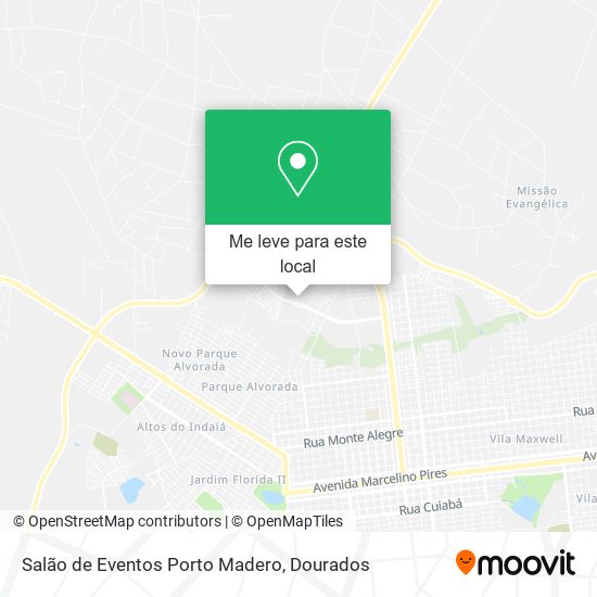 Salão de Eventos Porto Madero mapa