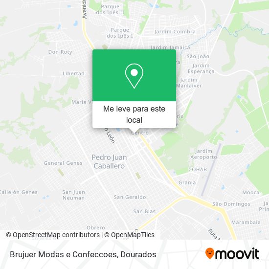 Brujuer Modas e Confeccoes mapa