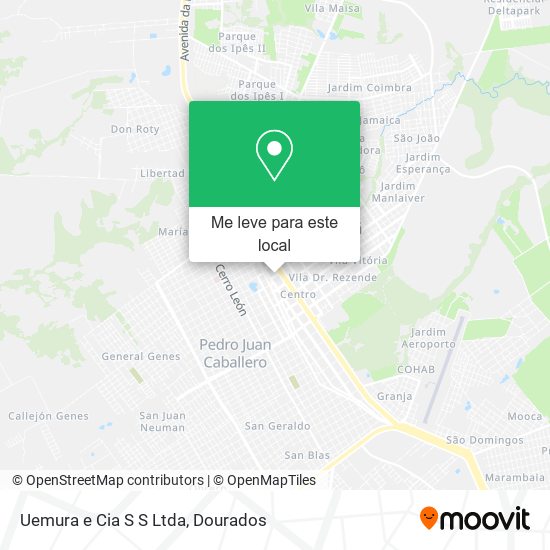 Uemura e Cia S S Ltda mapa