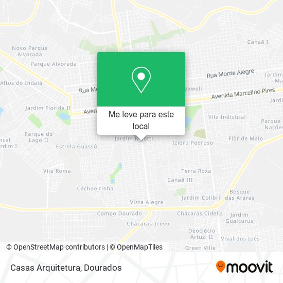 Casas Arquitetura mapa