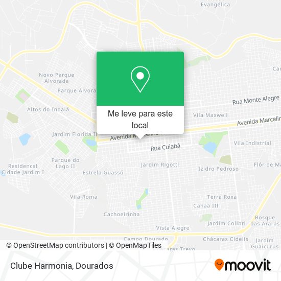 Clube Harmonia mapa