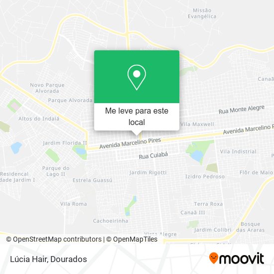 Lúcia Hair mapa