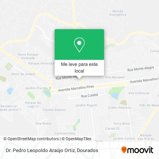 Dr. Pedro Leopoldo Araújo Ortiz mapa