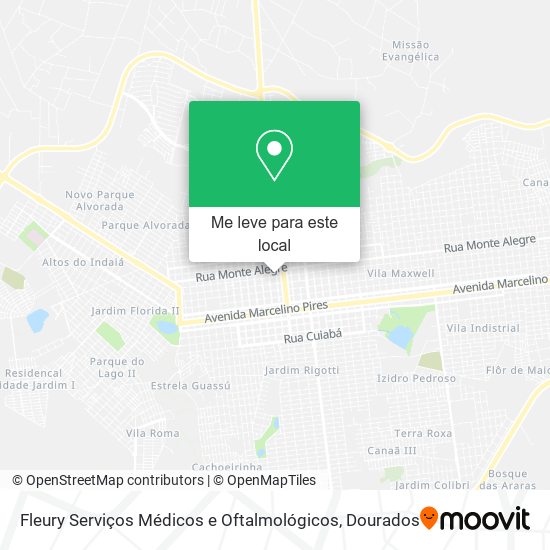 Fleury Serviços Médicos e Oftalmológicos mapa