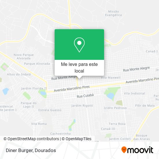 Diner Burger mapa