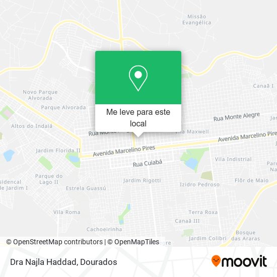 Dra Najla Haddad mapa