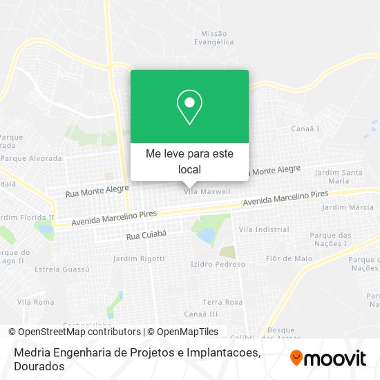 Medria Engenharia de Projetos e Implantacoes mapa