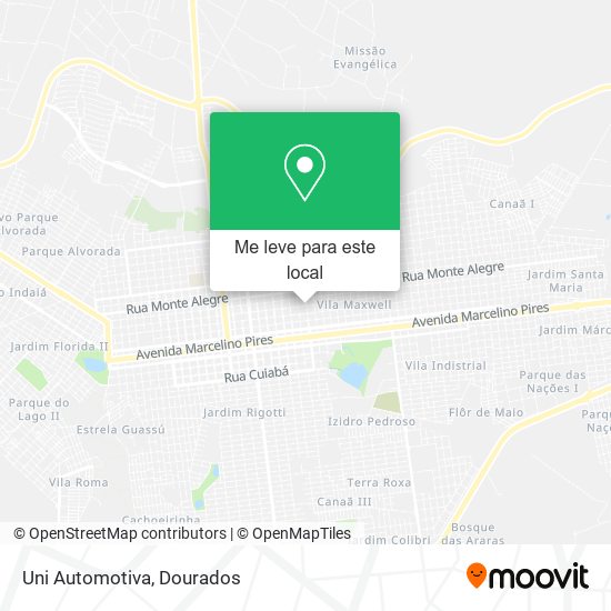 Uni Automotiva mapa