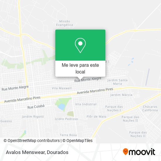Avalos Menswear mapa