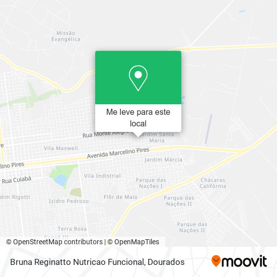 Bruna Reginatto Nutricao Funcional mapa