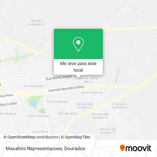 Masahiro Representacoes mapa