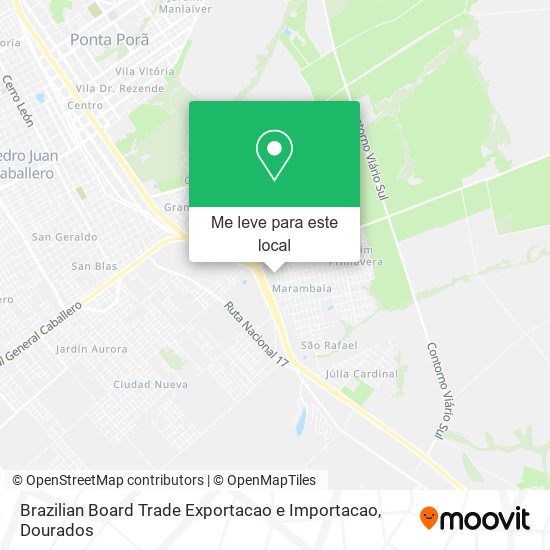 Brazilian Board Trade Exportacao e Importacao mapa