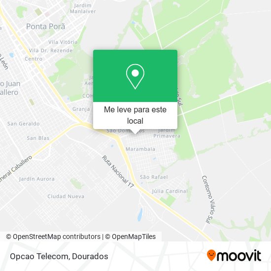 Opcao Telecom mapa