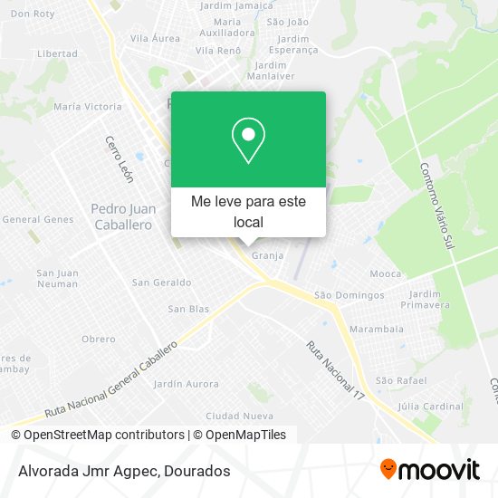 Alvorada Jmr Agpec mapa