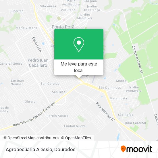 Agropecuaria Alessio mapa