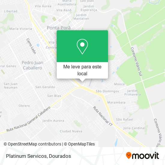 Platinum Servicos mapa