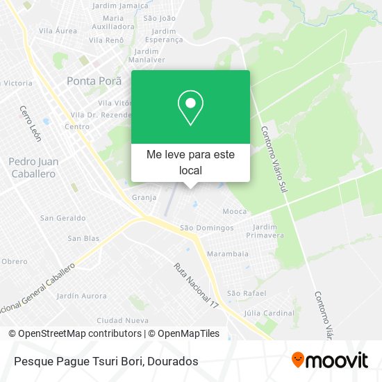 Pesque Pague Tsuri Bori mapa