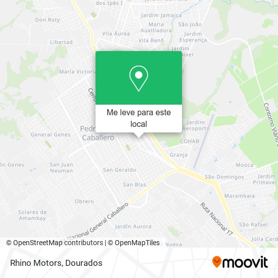 Rhino Motors mapa