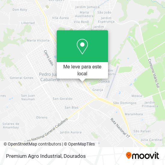 Premium Agro Industrial mapa