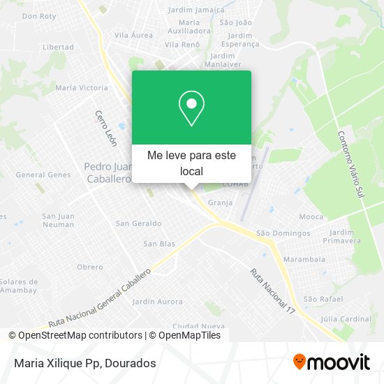 Maria Xilique Pp mapa