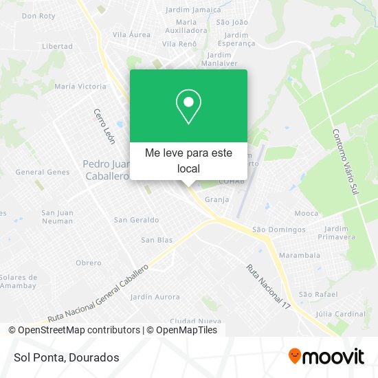 Sol Ponta mapa