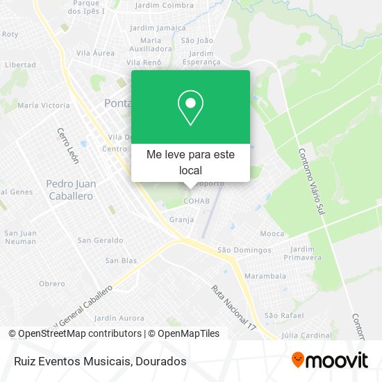 Ruiz Eventos Musicais mapa