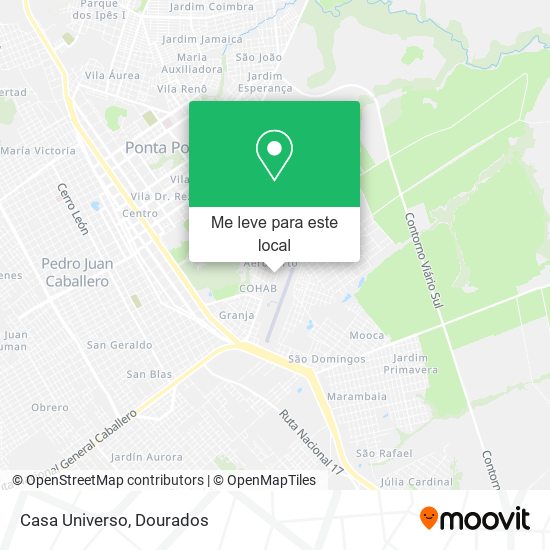 Casa Universo mapa