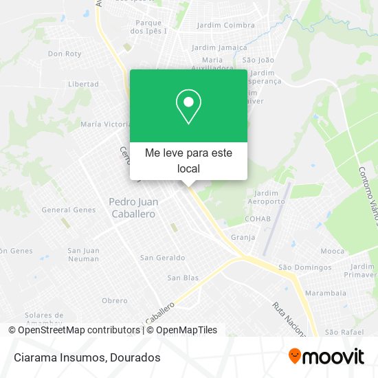 Ciarama Insumos mapa