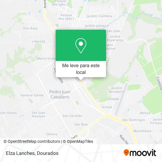 Elza Lanches mapa