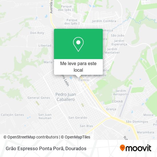 Grão Espresso Ponta Porã mapa