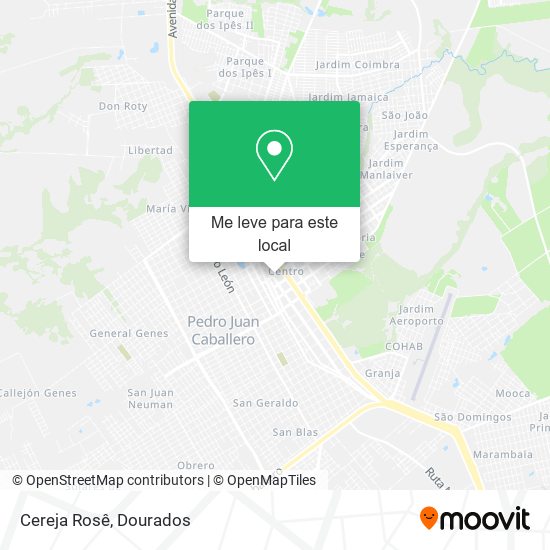Cereja Rosê mapa