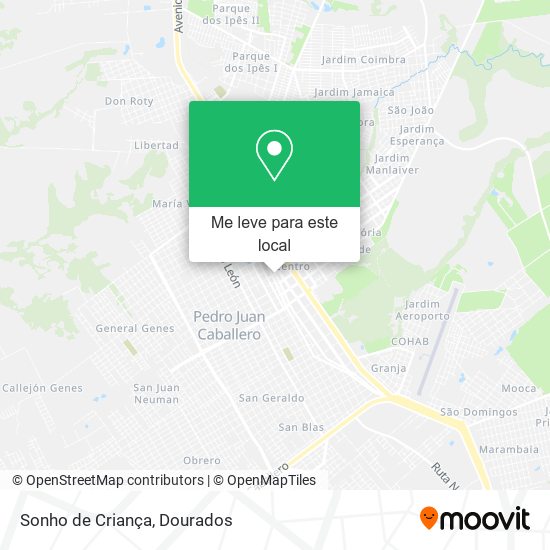 Sonho de Criança mapa