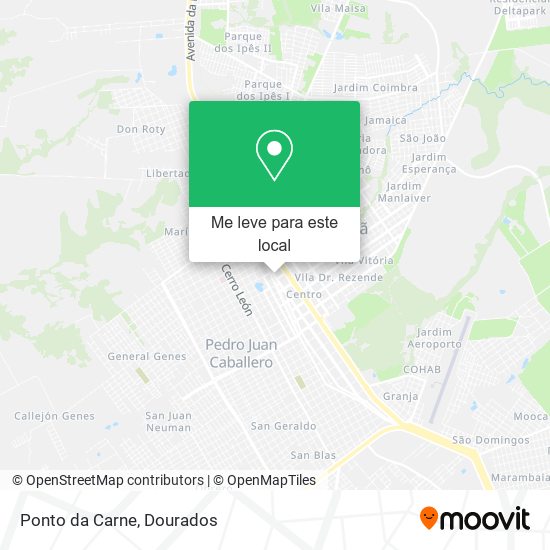 Ponto da Carne mapa