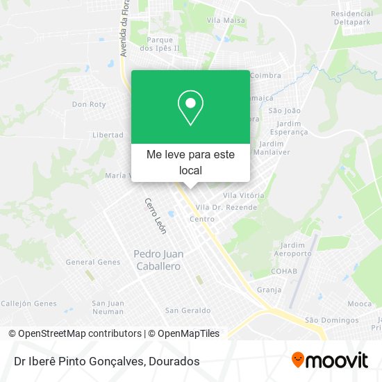 Dr Iberê Pinto Gonçalves mapa