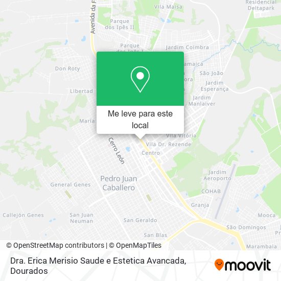 Dra. Erica Merisio Saude e Estetica Avancada mapa