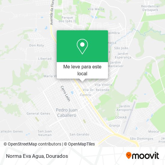 Norma Eva Agua mapa