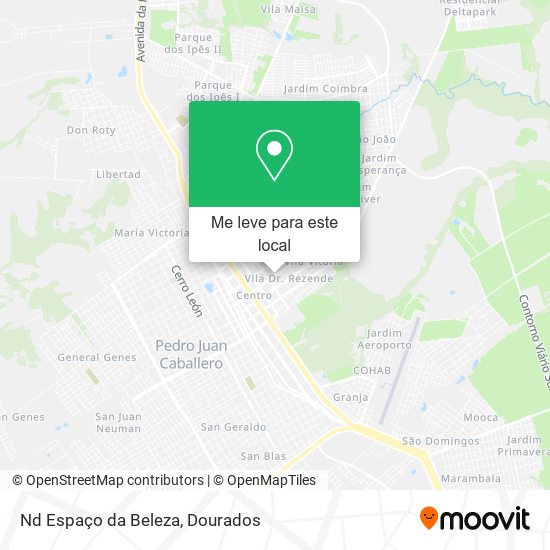 Nd Espaço da Beleza mapa