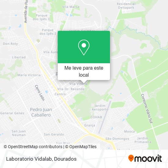 Laboratorio Vidalab mapa