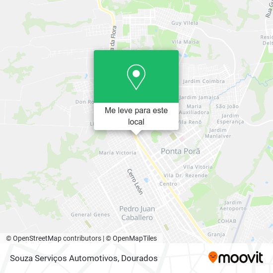 Souza Serviços Automotivos mapa