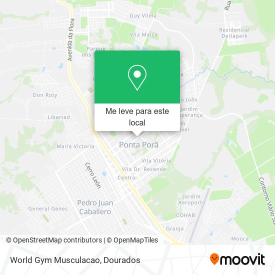 World Gym Musculacao mapa