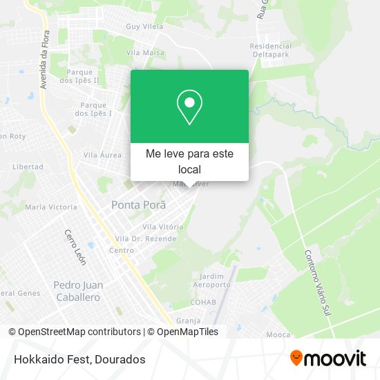 Hokkaido Fest mapa